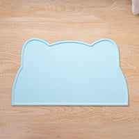 HKM-9436221 Cat Head-Shaped Silicone Mat ¨C Easy to Clean, Spill Proof & Waterproof, Suitable for Pet Feeding