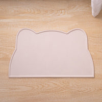 HKM-9436221 Cat Head-Shaped Silicone Mat ¨C Easy to Clean, Spill Proof & Waterproof, Suitable for Pet Feeding