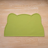 HKM-9436221 Cat Head-Shaped Silicone Mat ¨C Easy to Clean, Spill Proof & Waterproof, Suitable for Pet Feeding