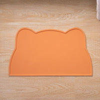 HKM-9436221 Cat Head-Shaped Silicone Mat ¨C Easy to Clean, Spill Proof & Waterproof, Suitable for Pet Feeding