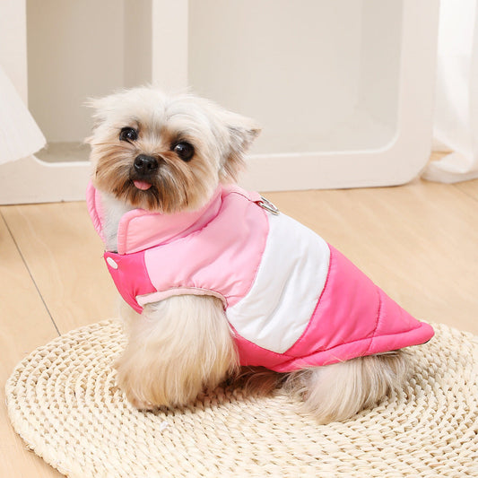 HKM-9438013 Cozy Dog Autumn/Winter Coat with Matching Leash in Multiple Colors and Sizes