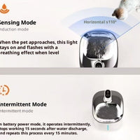 HKM-9438269 Intelligent Stainless Steel Pet Water Fountain with Large Capacity