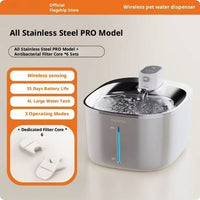 HKM-9438269 Intelligent Stainless Steel Pet Water Fountain with Large Capacity