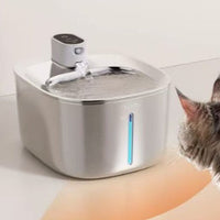 HKM-9438269 Intelligent Stainless Steel Pet Water Fountain with Large Capacity