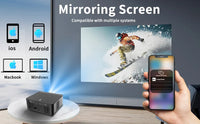 HKM-943827 Z8 Smart Projector with 800 ANSI Full HD and Android Support, Electronic Trapezoid Correction