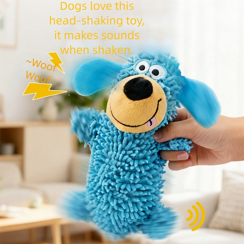 HKM-9439805 Plush Squeaky Dog Toy - Soft Doll for Small to Large Breeds, Ideal for Teething and Playtime
