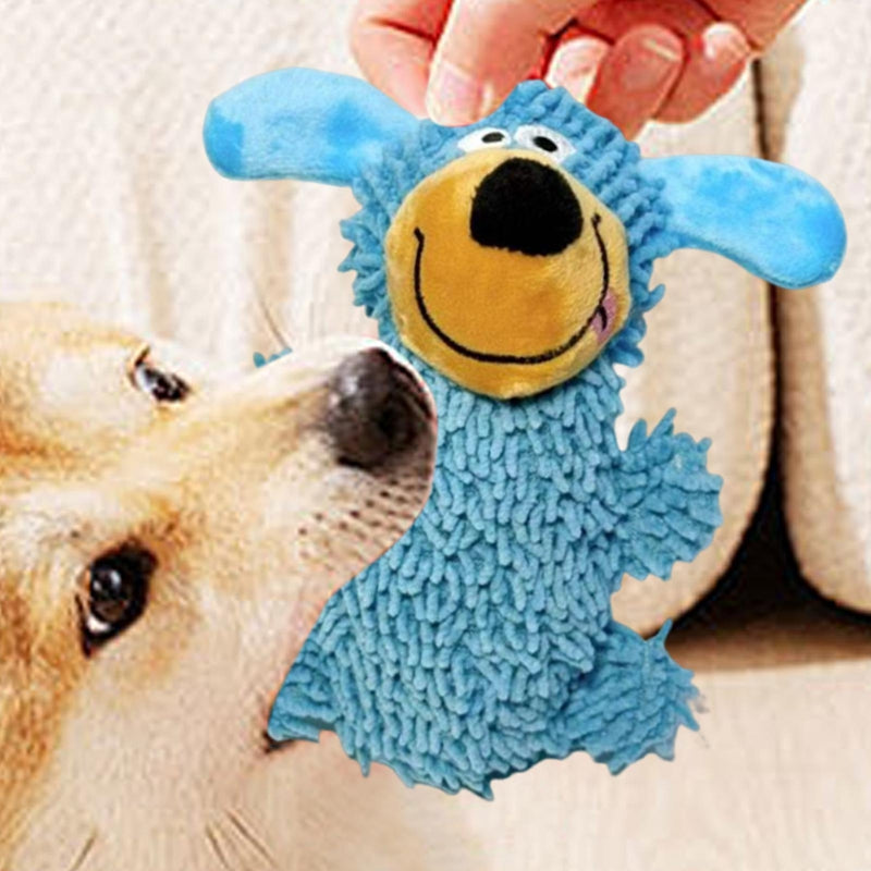 HKM-9439805 Plush Squeaky Dog Toy - Soft Doll for Small to Large Breeds, Ideal for Teething and Playtime