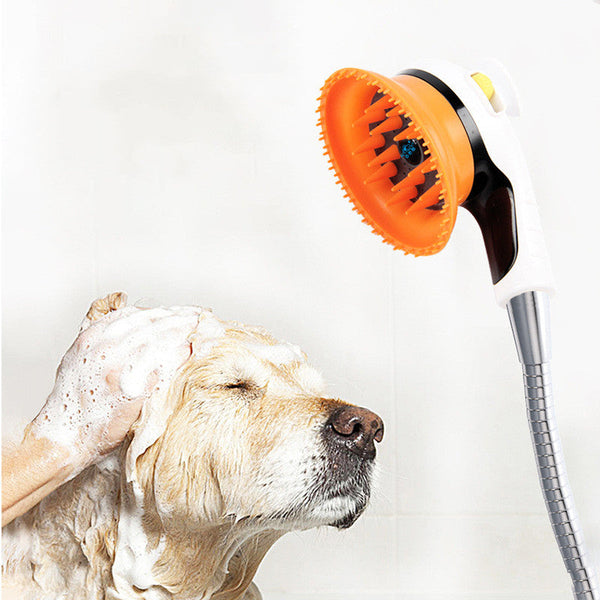 HKM-9440061 Pet Massage Shower Nozzle for Cats and Dogs - ABS Resin & Soft Rubber Design