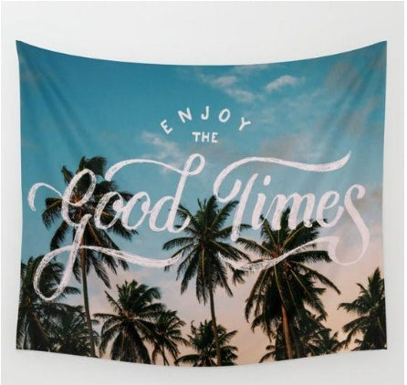 HKM-944019 Anchor Pattern Polyester Wall Hanging Tapestry - Available in Multiple Sizes