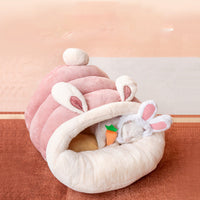 HKM-9442237 Soft and Cozy Cat Sleeping Bag Bed with Cushion ¨C Various Cute Animal Designs