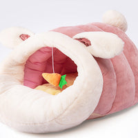 HKM-9442237 Soft and Cozy Cat Sleeping Bag Bed with Cushion ¨C Various Cute Animal Designs