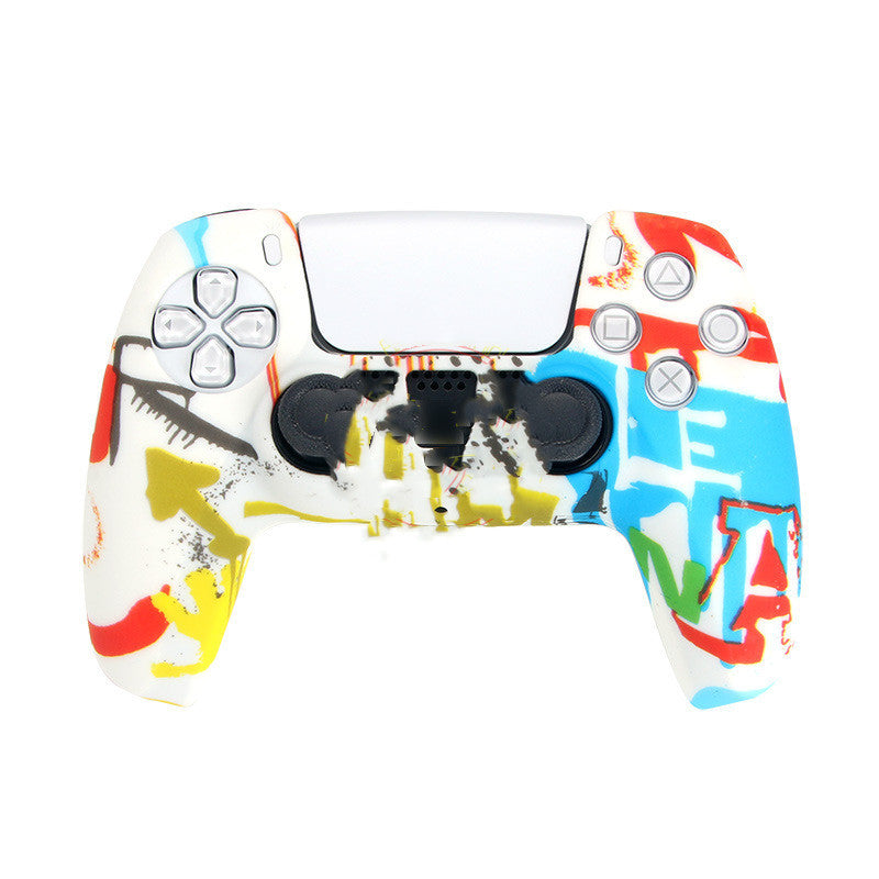 HKM-944339 Camouflage Silicone Case for Sony PS5 Controller - Durable and Flexible Game Console Accessory