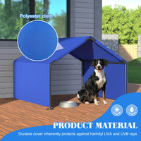 HKM-9443645 Outdoor Dog Shade Tent for Small to Medium Pets - Waterproof, UV Protection, Portable Shelter