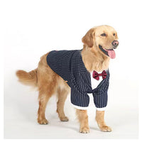 HKM-9444541 Navy Blue Casual Dog Coat for Large Breeds ¨C Sizes 3XL to 7XL