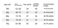 HKM-9444541 Navy Blue Casual Dog Coat for Large Breeds ¨C Sizes 3XL to 7XL