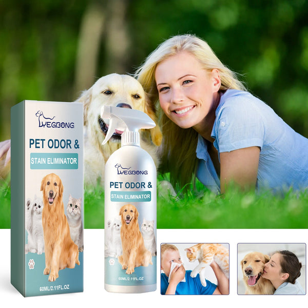 HKM-9445821 Pet Deodorization Spray for Dogs and Cats - 60ml Cleaning and Freshening Solution