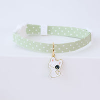 HKM-9445949 Cute Adjustable Dog Collar with Moon Design - Cloth Material in Various Colors