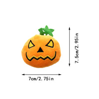 HKM-9446589 Halloween Pumpkin Cat Toy - Bite-Resistant Plush Molar Relief Stuffy for Pets