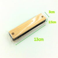 HKM-944723 Children's Wooden Harmonica - Classic Musical Instrument for Kids