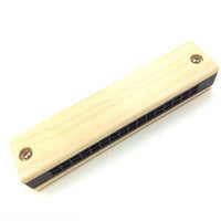 HKM-944723 Children's Wooden Harmonica - Classic Musical Instrument for Kids