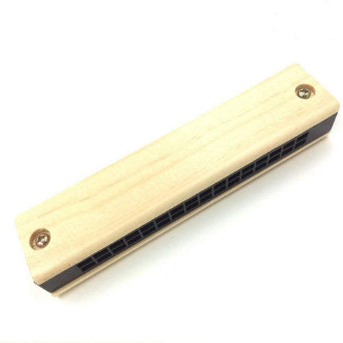 HKM-944723 Children's Wooden Harmonica - Classic Musical Instrument for Kids