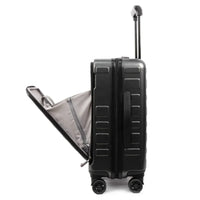 HKM-944851 20-Inch ABS PC Cabin Travel Trolley Case with Laptop Compartment