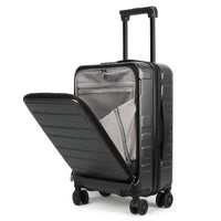 HKM-944851 20-Inch ABS PC Cabin Travel Trolley Case with Laptop Compartment