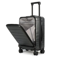 HKM-944851 20-Inch ABS PC Cabin Travel Trolley Case with Laptop Compartment