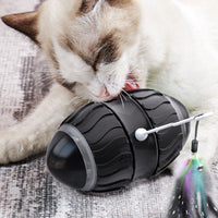 HKM-9448765 Intelligent Electric Cat Teaser for Interactive Play with USB Charging