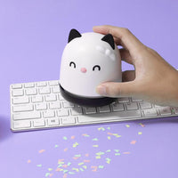 HKM-944979 Portable Cat Mini Vacuum Cleaner for Desktop and Office Use - Handheld Suction Tool