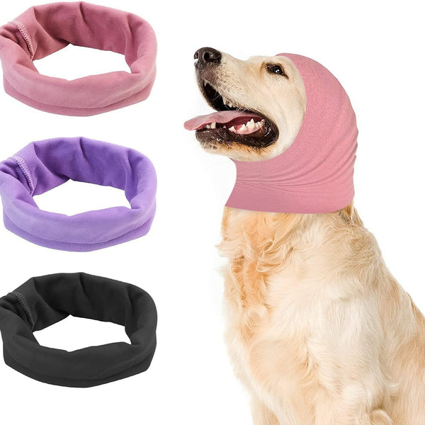 HKM-9451325 Soft Cotton Pet Ear Muffs for Dogs and Cats - Anti-Noise and Warm Scarf Design, Multiple Sizes and Colors Available