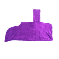 HKM-9452093 Microfiber Bathing Pet Drying Towel - Cotton, Absorbent, Available in Purple and Red, Sizes S to XL