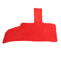 HKM-9452093 Microfiber Bathing Pet Drying Towel - Cotton, Absorbent, Available in Purple and Red, Sizes S to XL