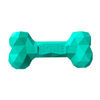 HKM-9452349 Durable Rubber Bone Toy for Dogs - Teeth Grinding & Cleaning, Interactive Puzzle, Multiple Sizes Available