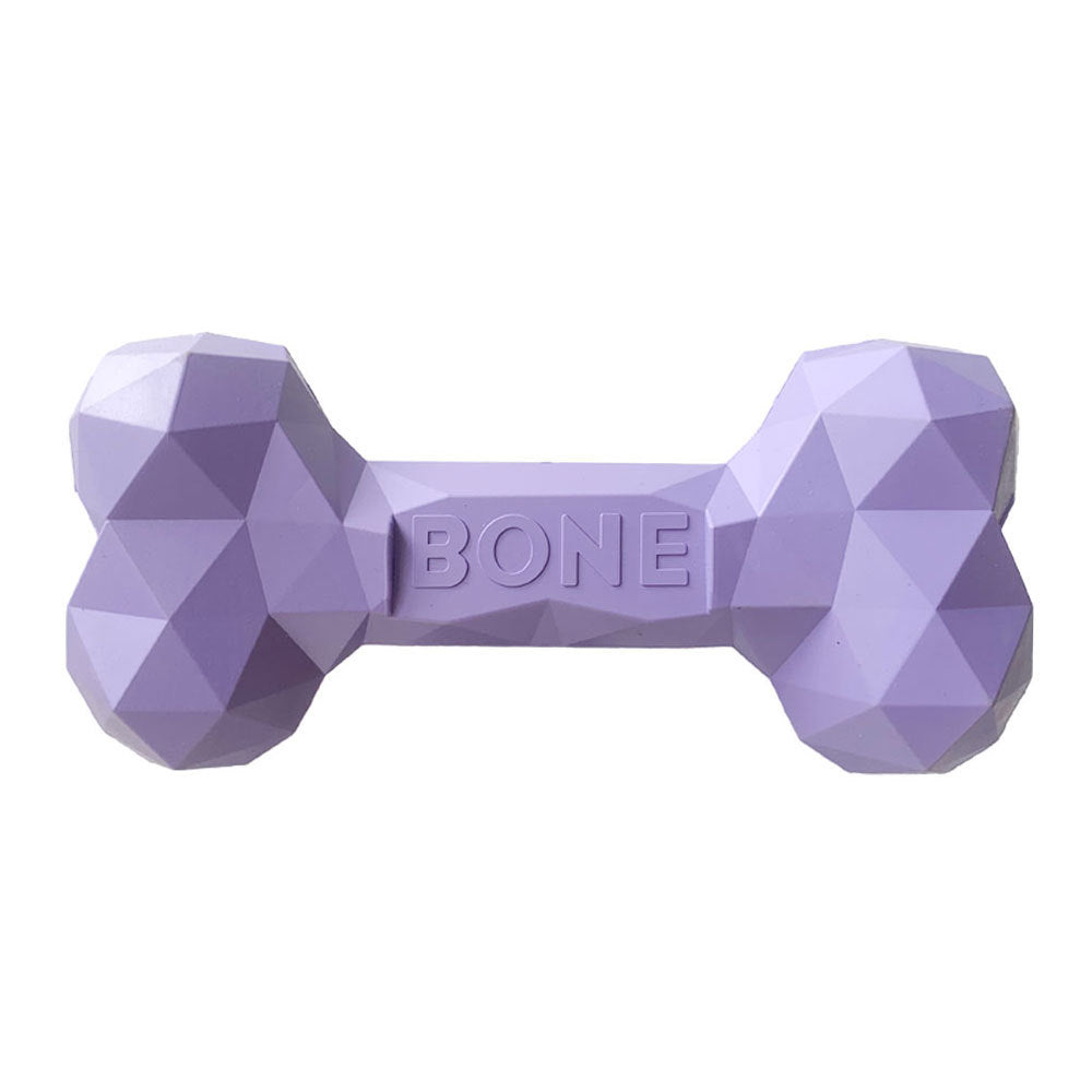 HKM-9452349 Durable Rubber Bone Toy for Dogs - Teeth Grinding & Cleaning, Interactive Puzzle, Multiple Sizes Available