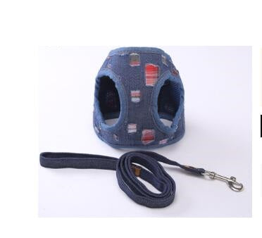 HKM-9452989 Dog Trail Vest with Protective Chest Strap - Adjustable, Durable, Available in Various Stylish Patterns and Sizes S-XL