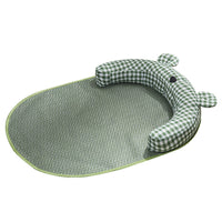 HKM-9453757 Comfortable Anti-Bite Pet Mattress for Small to Medium-Sized Dogs in Green and Yellow Bear Styles