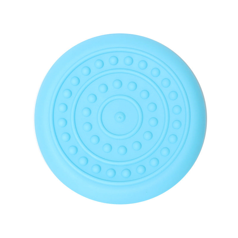 HKM-9454525 Small and Large Rubber Frisbees for Dogs - Multiple Colors Available