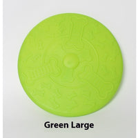 HKM-9454525 Small and Large Rubber Frisbees for Dogs - Multiple Colors Available