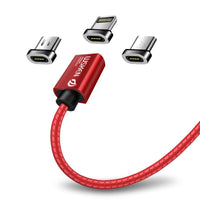 HKM-945491 Three-in-One Magnetic Data Cable with Stable Connection and Durable Design