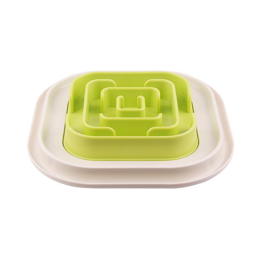 HKM-945619 Snail-Shaped Slow Feed Dog Bowl for Healthy Eating and Obesity Prevention