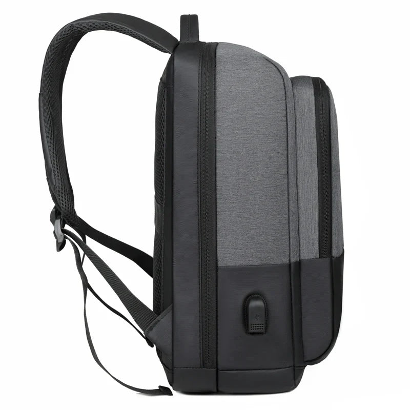 HKM-945683 Adjustable Large Capacity Outdoor Laptop Backpack with USB Charging Port for Travel and Office Use