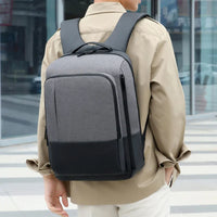 HKM-945683 Adjustable Large Capacity Outdoor Laptop Backpack with USB Charging Port for Travel and Office Use