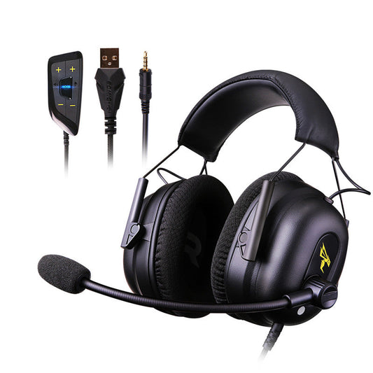 HKM-945683 Dynamic Sound Headset with Universal Compatibility - Model 936, Black