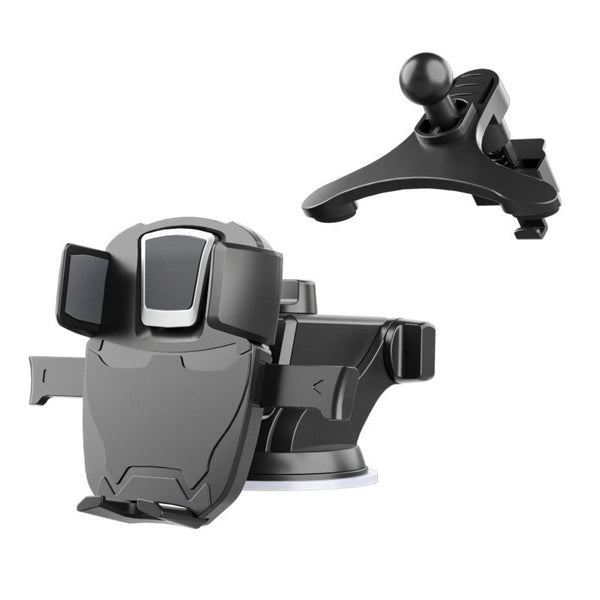HKM-945683 Universal Car Phone Holder with Suction Cup for Dashboard and Center Console