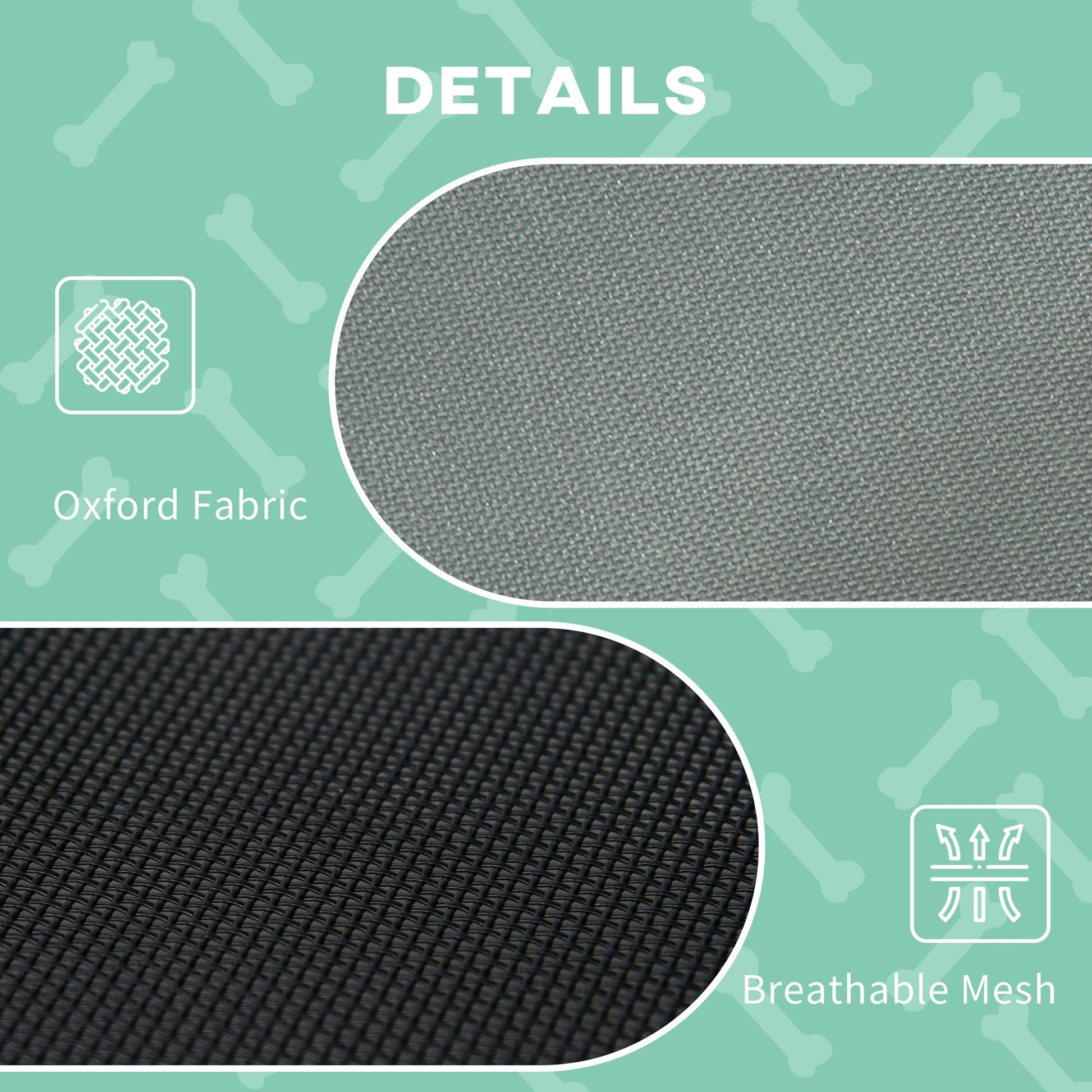 HKM-9458109 Elevated Dog Bed with Removable Canopy Shade, Outdoor Cot for Medium Pets, 30-Inch Gray
