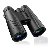 HKM-945811 12x42 High Power HD Black Binoculars for Outdoor Sports and Nature Viewing