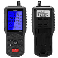 HKM-945811 Air Quality Tester with LCD - CO2, TVOC, HCHO Meter, Thermometer, and Humidity Monitor with Lithium Battery