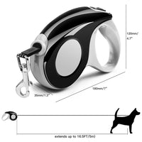 HKM-9459261 Automatic Telescopic Pet Traction Rope - 3m & 5m Options, Durable ABS Material