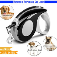 HKM-9459261 Automatic Telescopic Pet Traction Rope - 3m & 5m Options, Durable ABS Material